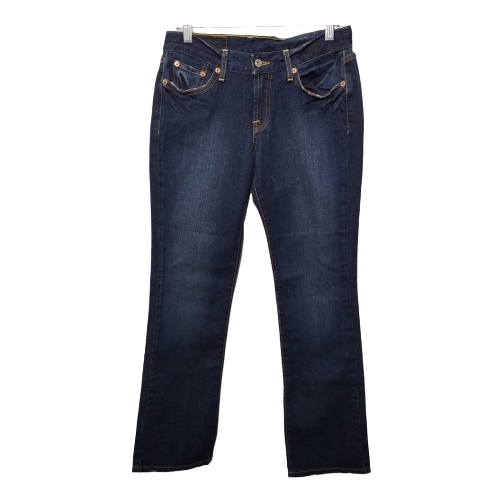 LUCKY Brand Dungarees Retro Rider Regular Length Dark‎ Wash Jeans Size 6/28